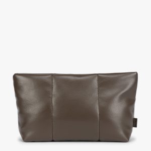 Luka 2 Quart Zip Pouch in Vegan Leather